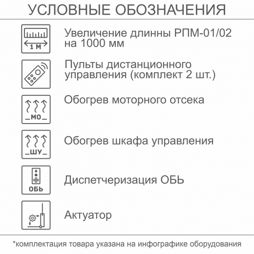 Наклонный подъемник для инвалидов по ГОСТ РПМ-02, с увеличеной длиной на 1000 мм , с обогревом моторного отсека (для регионов с холодным климатом), с обогревом шкафа управления, c актуатором